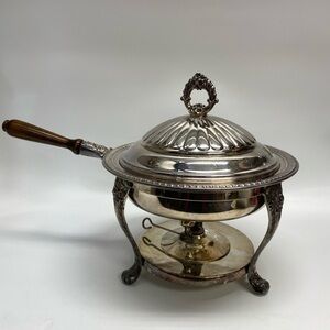 Vintage  1960's F.B. Rogers Silver Co. chafing dish